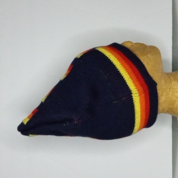 Vintage Wigwam Ski Capl 100%Pure Virgin Wool, Navy  with stripes, Pre-owned - Picture 4 of 5